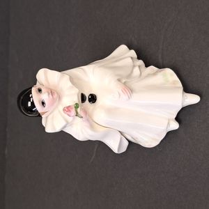 - Vintage Shmid hand painted “Pierrot” music box by Michel Oks